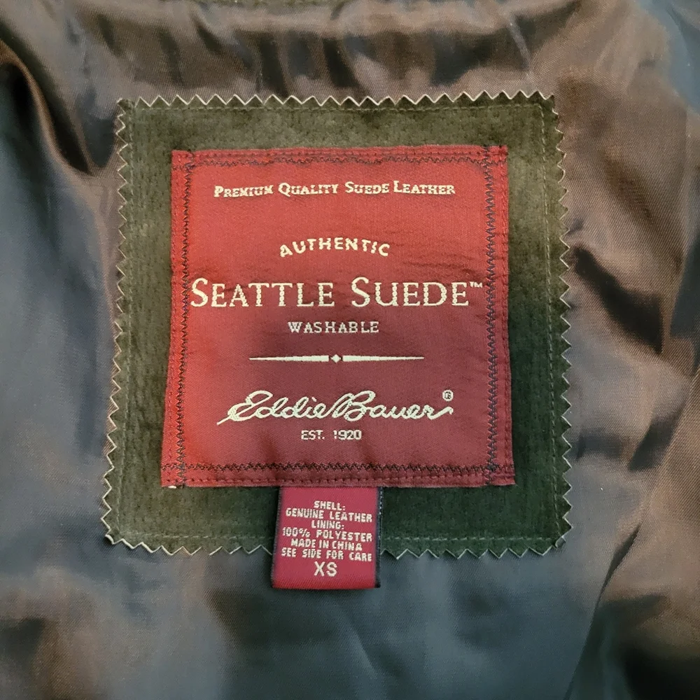 Eddie Bauer Seattle Suade XS Excellent Condition - Picture 3 of 5